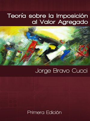 cover image of Teoría sobre la imposición al valor agregado